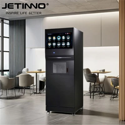 Dawb sawv tshuaj yej Vending Tshuab kub haus kov vending